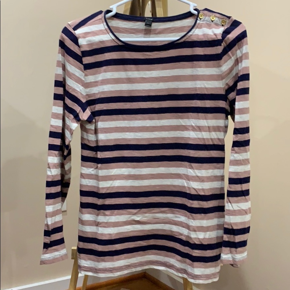 JCrew stripped shirt